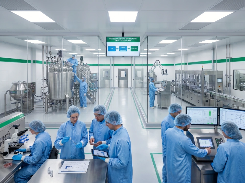 R&D to commercial manufacturing technology transfer